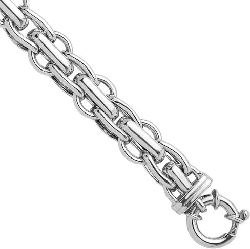 IceCarats 925 Sterling Silver 12mm Chunky Link Chain Bracelet 7.25 inch Polished For Her in Kuwait