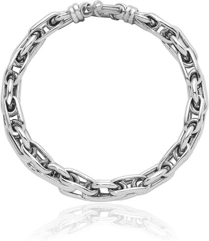 IceCarats 925 Sterling Silver 12mm Chunky Link Chain Bracelet 7.25 inch Polished For Her in Kuwait