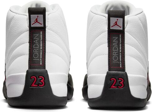 Jordan Men's 12 Retro Taxi Flip White/Gym Red-Black (CT8013 162) - 9.5 in Kuwait