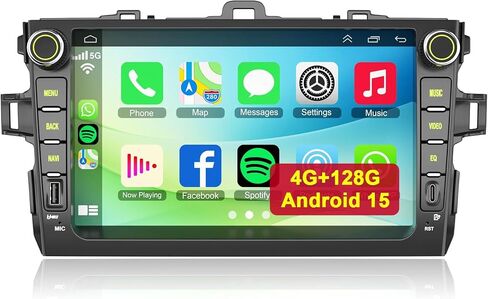 [4G+64G] Android 13 Car Radio for Toyota Venza 2008-2016, Wireless Carplay Android Auto, 9 inch IPS Touch Screen Stereo with GPS, Bluetooth, WiFi, FM Radio+ AHD Backup Camera+MIC in Saudi Arabia