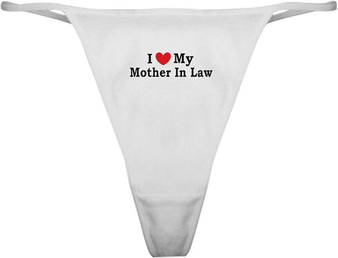 CafePress أنا أحب والدتي في القانون الملابس الداخلية ثونغ الكلاسيكية، سراويل نسائية in Kuwait