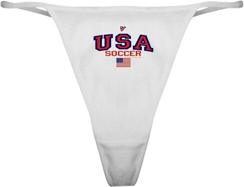 CafePress USA American Soccer Classic Thong Underwear, Womens Panties in Kuwait