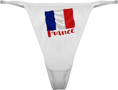ملابس داخلية كلاسيكية رفيعة ذات علم فرنسي من CafePress France، سراويل داخلية نسائية in Kuwait
