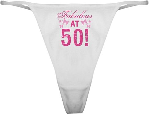 CafePress Fabulous 50Th Birthday Classic Thong Underwear, Womens Panties in Kuwait