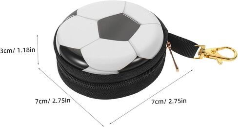 NOLITOY 6pcs Soccer Themed Metal Coin Purse Compact Small Wallets for Boys with Reliable Closure and Lightweight Design for Everyday Use in Kuwait