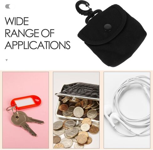 Toyvian Mini Camouflage Key Case Coin Pouch Compact Dark Keychain Organizer for Boys Travel and Outdoor Use in Kuwait