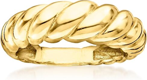 Pure Collection by Ross-Simons 18kt Gold Over Sterling Shrimp Ring in Kuwait