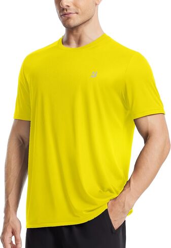Roadbox Men's UPF 50+ Swim Shirts Short Sleeve, Sun Protection Quick Dry Rash Guard, Water T-Shirt for Surfing Fishing Beach in Kuwait