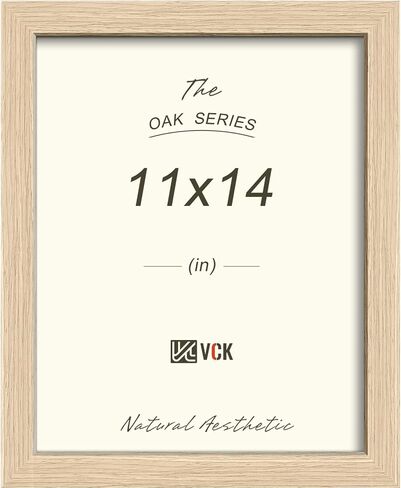 VCK 8x10 Picture Frames Set of 3, Black Oak Wood 8 x 10 Photo Frame for Wall and Tabletop, Display for Prints, Artwork, Portraits in Saudi Arabia