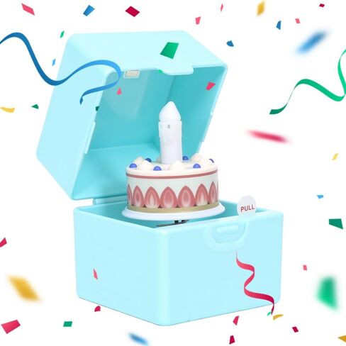 SLUQQHDU Surprise Gift Box,Surprise Pop up Gift Box,Birthday cake design,Happy Birthdays Music Box,Happy Birthday Box For Men Women Little Boys And Girls (Pink) in Saudi Arabia