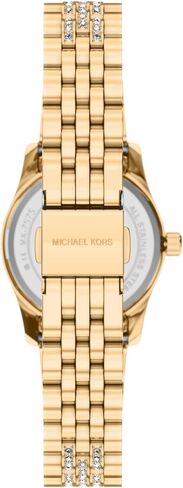 Michael Kors Women's Lexington Three-Hand Gold-Tone Stainless Steel Watch (Model: MK7575) in Kuwait