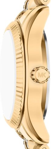 Michael Kors Women's Lexington Three-Hand Gold-Tone Stainless Steel Watch (Model: MK7575) in Kuwait