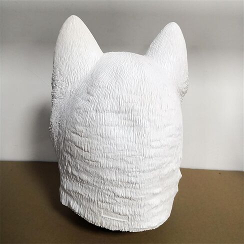 Funny Dog Head Mask,Halloween Dog Mask,White Dogs Cosplay Mask,Animal Headgear for Carnival Costume Party Masquerade in Kuwait