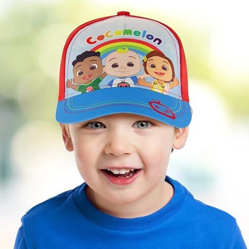 قبعة بيسبول للأطفال الصغار من CoComelon وBlippi، تتميز بـ Jj وTotom وYoyo، قبعة للأطفال مع نظارات شمسية in Kuwait