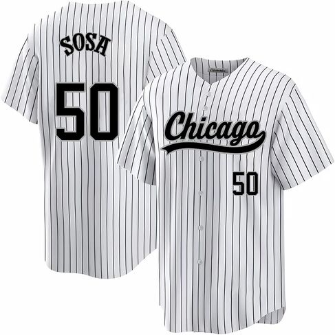 Custom Mens/Women/Youth Chicago Baseball Stitched T-Shirt for Sports Fan in Saudi Arabia
