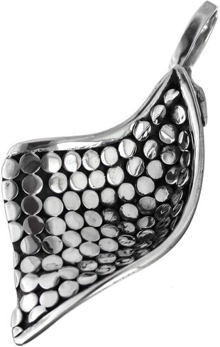 925 Sterling Silver Bali Handcrafted Filigree Dotted Pendant in Kuwait