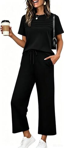 Mixxmix Leisure Suits for Women, Casual Two-Piece Outfit Set in Saudi Arabia
