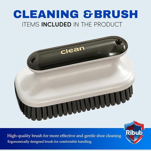Shoe Cleaning Kit & Sneaker Care Kit – Sneaker Cleaner for Mesh Shoes, Leather, Canvas, Deep Clean Shoe Cleaner with Brush for Most Sneakers in Kuwait
