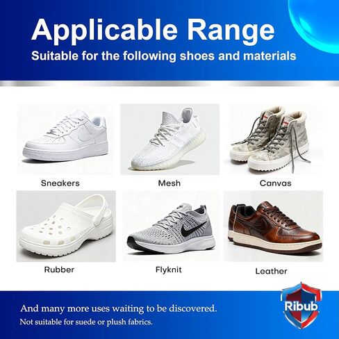 Shoe Cleaning Kit & Sneaker Care Kit – Sneaker Cleaner for Mesh Shoes, Leather, Canvas, Deep Clean Shoe Cleaner with Brush for Most Sneakers in Kuwait