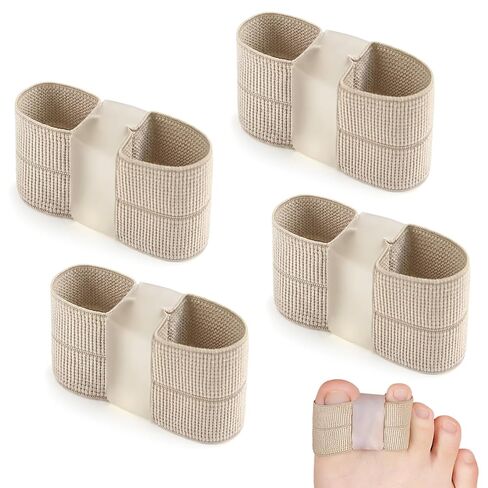 4pcs Bunion Aligner, Toe Alignment Splint for Women Men, Big Toe Spacers, Breathable in Kuwait