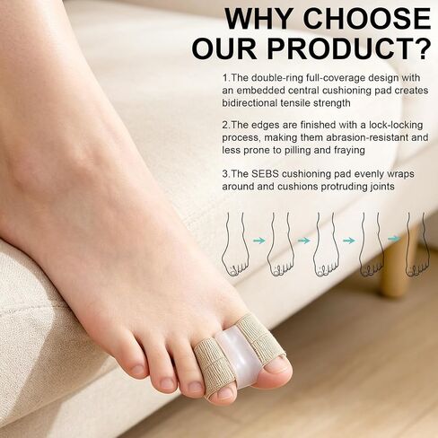 4pcs Bunion Aligner, Toe Alignment Splint for Women Men, Big Toe Spacers, Breathable in Kuwait