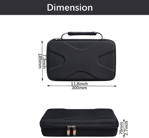 Legestori Travel Sunglasses Organizer​ Case,​ Portable Hard EVA Sunglass Carrying Case, Adjustable Slots Case for Multiple ​Sunglass Eyeglasses, Trendy Glasses Storage Box for Men Women (Case Only in Kuwait