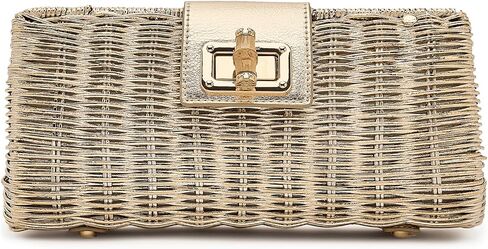 Lilly Pulitzer Leena Wicker Clutch in Kuwait