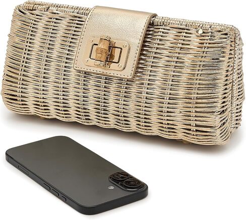 Lilly Pulitzer Leena Wicker Clutch in Kuwait