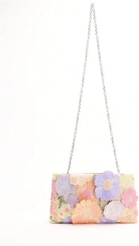QWINEE Women's Floral Clutch Purses Y2k Lightweight Magnet Wallet Crossbody Bag in Kuwait