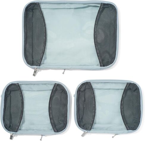 Baggallini Compression Cube 3-piece set - Lightweight Compression Packing Cubes for Travel in Kuwait
