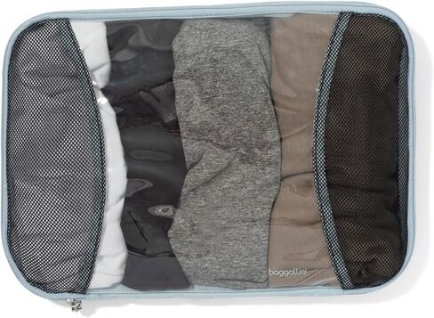 Baggallini Compression Cube 3-piece set - Lightweight Compression Packing Cubes for Travel in Kuwait