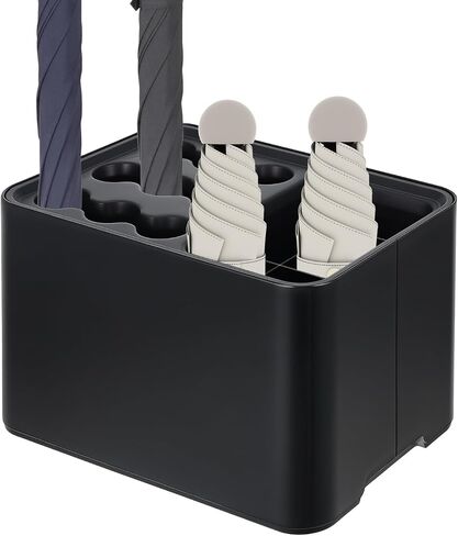 15 Umbrella Holder with Drip Tray, Umbrella Storage Indoor, Umbrellas Stand Rack Space, Saving Storage Organizer, Compact Umbrella Holder Indoor, Home Office Decor in Saudi Arabia