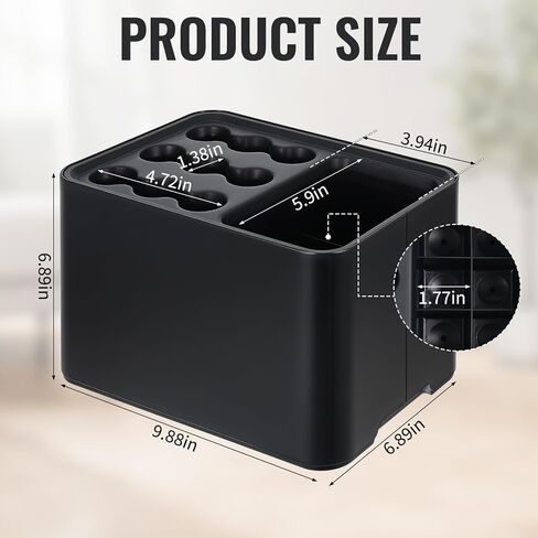 15 Umbrella Holder with Drip Tray, Umbrella Storage Indoor, Umbrellas Stand Rack Space, Saving Storage Organizer, Compact Umbrella Holder Indoor, Home Office Decor in Saudi Arabia