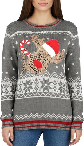 Maxure Christmas Sweaters for Women, Pullover Knitted Funny Sweater Women's Winter Festive Christmas Outfits Top Shirt in Saudi Arabia