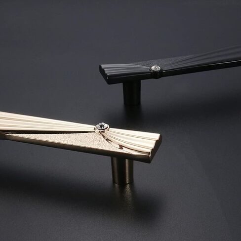 Cabinet Pulls Black zinc Alloy Furniture Handle, European Cabinet Drawer 2 Pieces in Kuwait