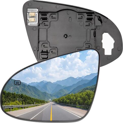 Passenger Side Mirror Replacement for Toyota Camry 2012 2013 2014 2015 2016 2017, Avalon 2013 2014 2015 2016 2017 2018 Hybrid - Right Side Mirror Glass, Rear View Power Heated Mirrors Glass in Kuwait