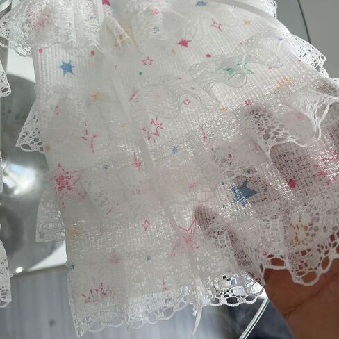 Trimmed Leg Sleeves with Drawstring Ribbon and Star Pattern Comfortable and Breathable Warmers for Girls in Kuwait