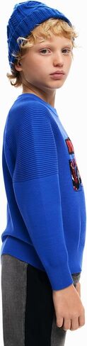 Desigual Boys' Boy Flat Knit Pullover Long Sleeve in Kuwait
