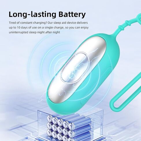 Handheld Sleep Aid Device- Sleep Anxiety Device for Relieving Anxiety and Stress, Improves Slumber for Adults and Students, 5 Adjustable Levels, USB Rechargeable, Easy to Carry（Orange & Blue） (Blue) in Saudi Arabia