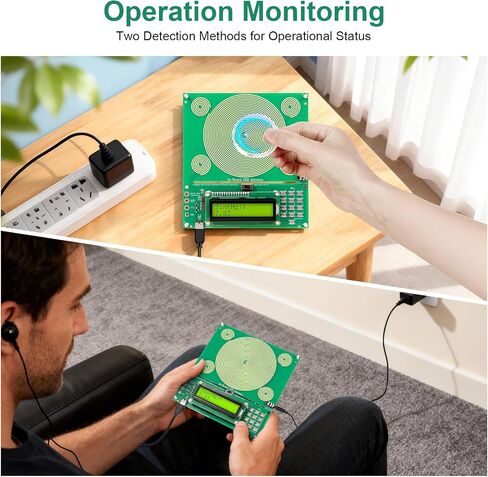 Frequency Generator for Healing | 7.83Hz Earth Pulse Sleep & Meditation White Noise Sound Machine | 0.01Hz–200KHz Adjustable Sound Therapy Tool USB-C Powered Relaxation Aid for Yoga in Saudi Arabia
