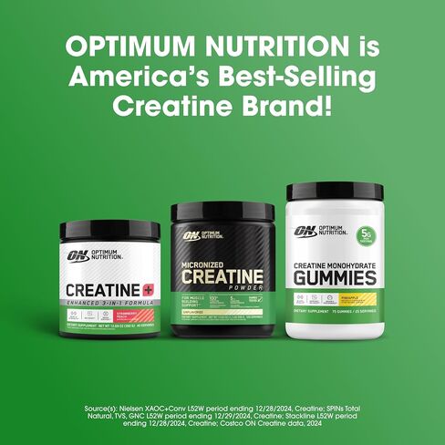 Optimum Nutrition Creatine Monohydrate Gummies, Blue Raspberry Flavor, 105 Count, 35 Servings, 5g Creatine per Serving (Packaging May Vary) in Saudi Arabia