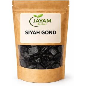 Jayam Herbal Kala Gond | Gond Siyah | Natural Black Gum | Traditional Botanical Ingredient | Edible Gum Resin (250GM) in Saudi Arabia