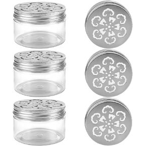 6PCS Baking Soda Container, Scent Beads Container, Tin Can Empty Tins with Lids for Storage, for Travel, Sample, or Home Use in Saudi Arabia