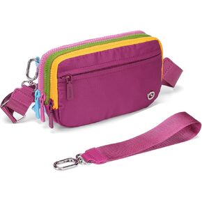 Women's Nylon Wristlet Handbags, 3-in-1 Small Crossbody Bag, Casual Lightweight Multi-Pocket Shoulder Purse | Lightweight in Saudi Arabia