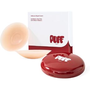 Nipple Covers for Women, Reusable Silicone Pasties, Center Glue-Free Sticky Breast Petals for Backless Strapless in Saudi Arabia