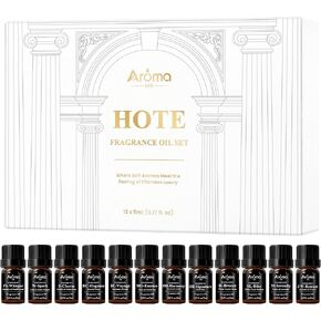 Hotel-Inspired Fragrance Oil Set- 12 x 5 mL Easy to Explore, Easy to Find Your Favorites, Essential Oils for Home for Diffuser My Way Diffuser Oil in Saudi Arabia