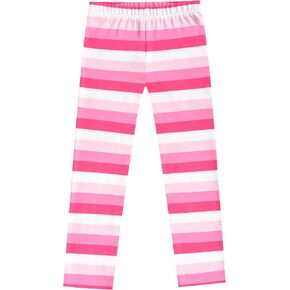 Sunny Fashion Girls Toddler Pants Leggings Cotton Soft Striped Elastic Everyday Multicolor Size 3-7 in Kuwait