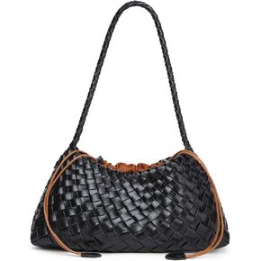 2 Pcs Slouchy Woven Hobo Bags Women Trendy Underarm Crossbody Shoulder Bag Summer Beach Travel Bag Bucket Tote Handbag in Saudi Arabia