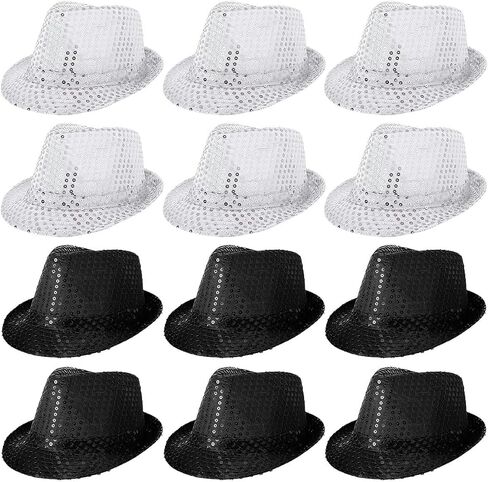 Western Sequin Hat Glitter Dance Jazz Hats Unisex Costume Party Shining Disco Cap for Man and Women in Kuwait