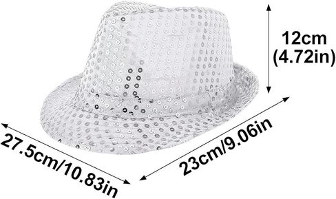 Western Sequin Hat Glitter Dance Jazz Hats Unisex Costume Party Shining Disco Cap for Man and Women in Kuwait